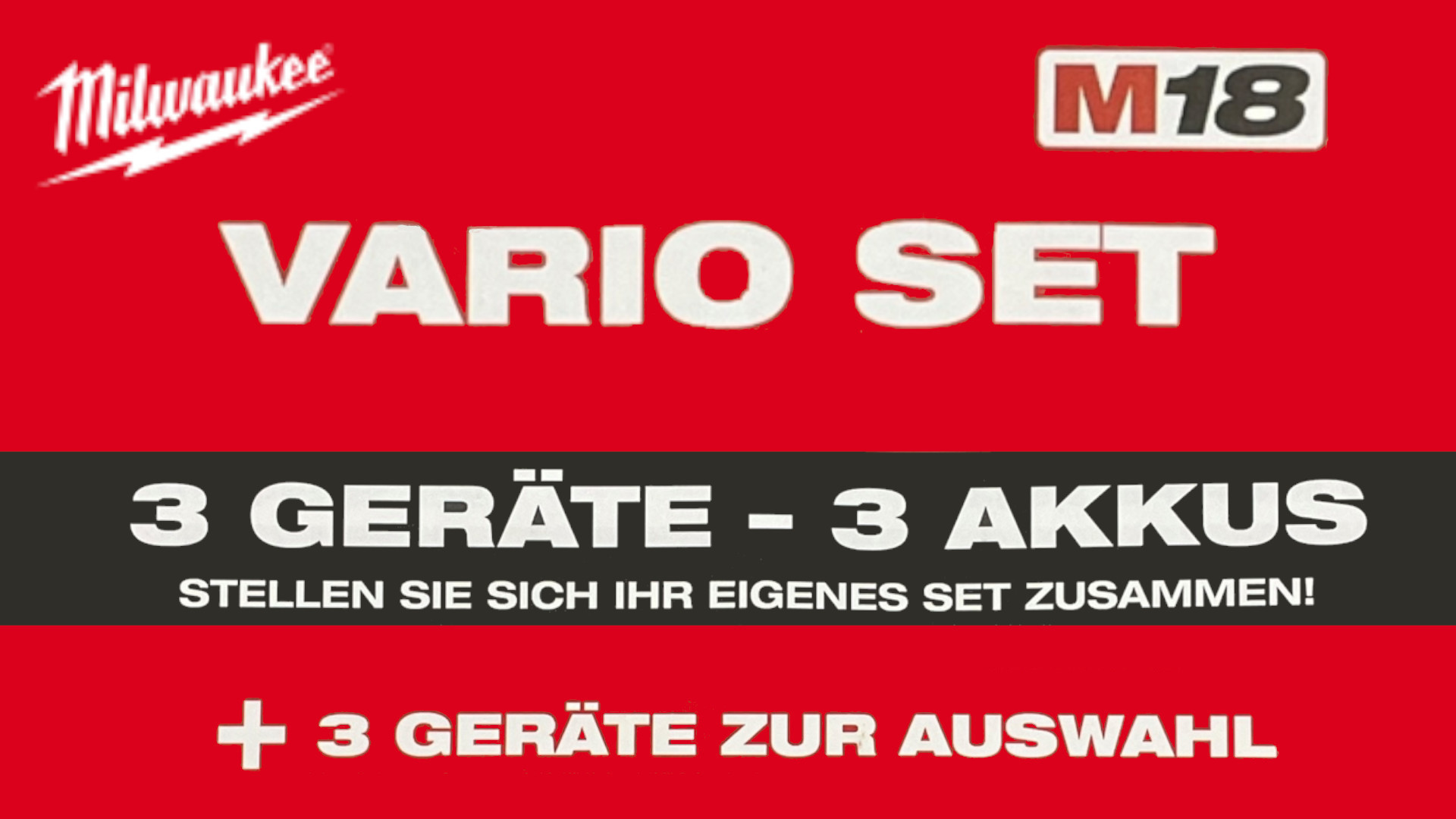 Milwaukee M18 Varioset Milwaukee M18 Varioset